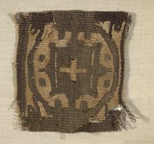Fragment, Egypt, Roman period (30 B.C.- 641 A.D.), 5th/6th century. Creator: Unknown
