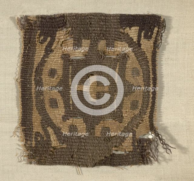 Fragment, Egypt, Roman period (30 B.C.- 641 A.D.), 5th/6th century. Creator: Unknown.