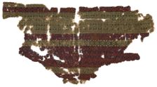 Fragment, Egypt, Roman period (30 B.C.- 641 A.D.), 5th/6th century. Creator: Unknown