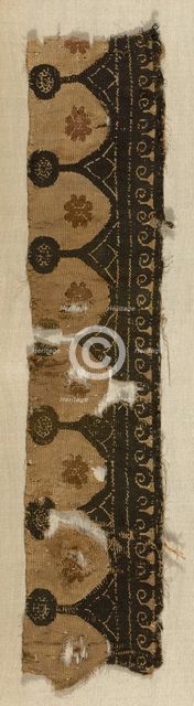 Fragment, Egypt, Roman period (30 B.C.- 641 A.D.), 5th/6th century. Creator: Unknown.