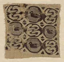 Fragment, Egypt, Roman period (30 B.C.-641 A.D.), 5th/6th century. Creator: Unknown