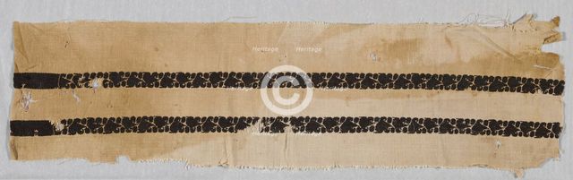 Fragment, Egypt, Roman period (30 B.C.- 641 A.D.)/Arab period (641-969)/Fatimid period (969... Creator: Unknown.