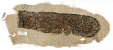 Fragment, Egypt, Roman period (30 B.C.- 641 A.D.)/Arab period (641-969)/Fatimid period (969... Creator: Unknown