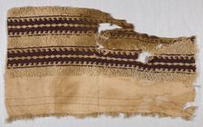 Fragment, Egypt, Roman period (30 B.C.- 641 A.D.)/Arab period (641-969)/Fatimid period (969... Creator: Unknown