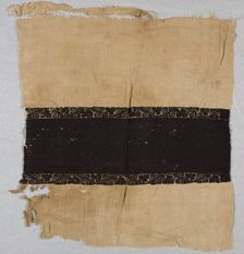 Fragment, Egypt, Roman period (30 B.C.- 641 A.D.)/Arab period (641-969)/Fatimid period (969... Creator: Unknown