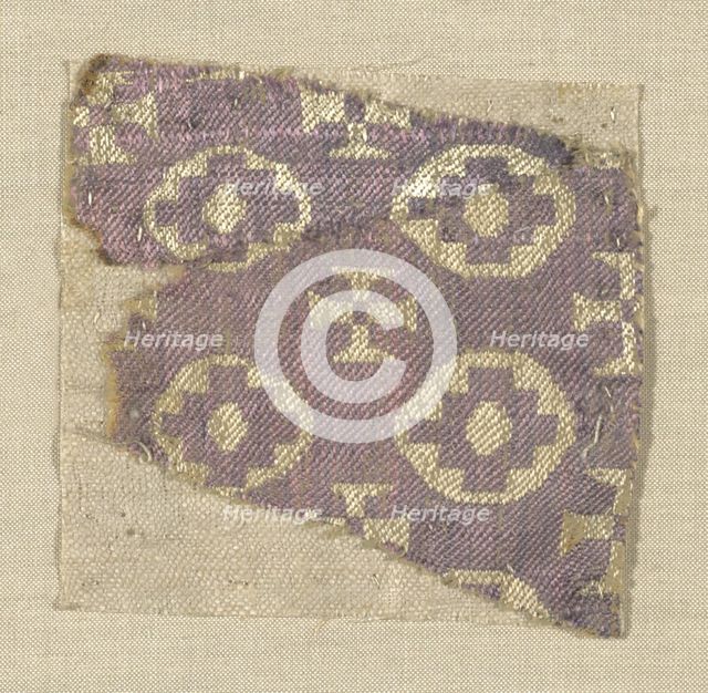 Fragment, Egypt, Roman period (30 B.C.-641 A.D.)/Arab period (641-969), 6th/7th century. Creator: Unknown.