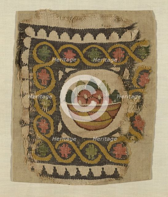 Fragment, Egypt, Roman period (30 B.C.- 641 A.D.)/Arab period (641-969), 5th/6th century. Creator: Unknown.