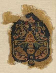Fragment, Egypt, Roman period (30 B.C.- 641 A.D.)/Arab period (641-969), 6th/8th century. Creator: Unknown