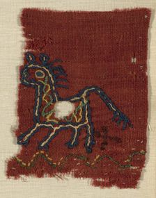 Fragment, Egypt, Roman period (30 B.C.- 641 A.D.)/Arab period (641-969), 6th/8th century. Creator: Unknown
