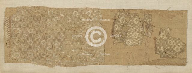 Fragment, Egypt, Roman period (30 B.C.-641 A.D.)/Arab period (641-969), 5th/8th century. Creator: Unknown.
