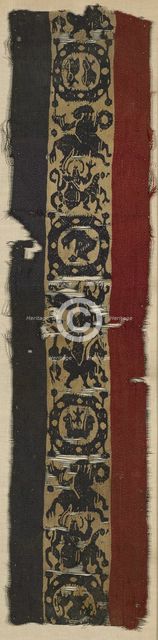 Fragment, Egypt, Roman period (30 B.C.- 641 A.D.)/Arab period (641-969), 6th/7th century. Creator: Unknown.