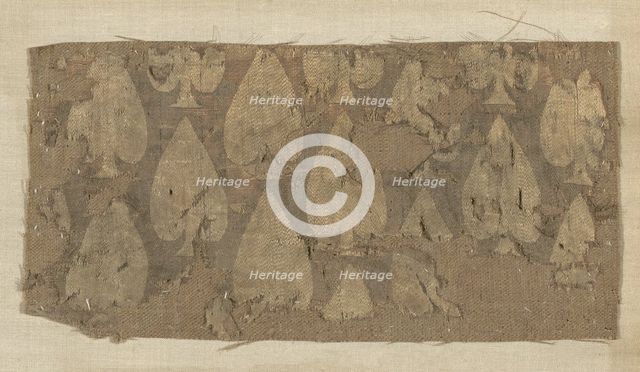 Fragment, Egypt, Roman period (30 B.C.- 641 A.D.)/Arab period (641-969), 6th/7th century. Creator: Unknown.