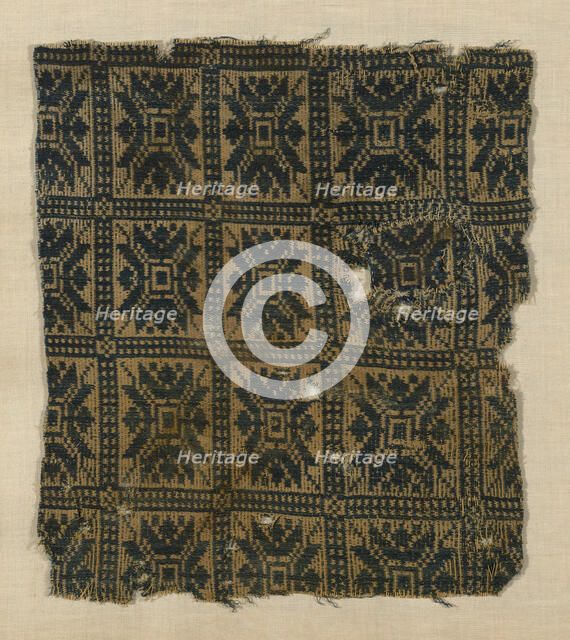 Fragment, Egypt, Roman period (30 B.C.- 641 A.D.), 4th century. Creator: Unknown.