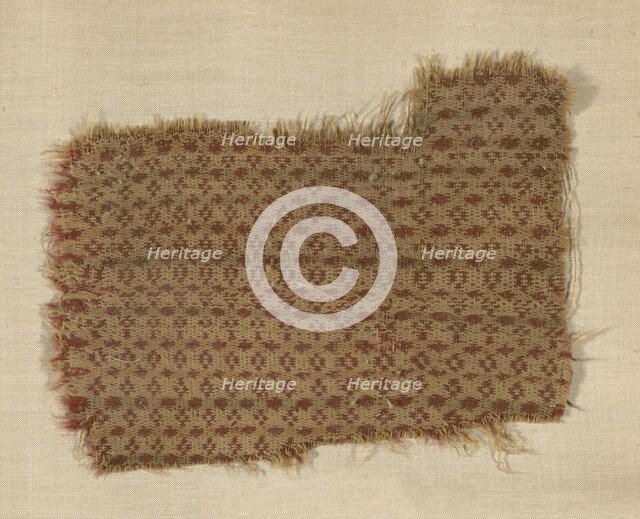 Fragment, Egypt, Roman period (30 B.C.- 641 A.D.), 4th century. Creator: Unknown.