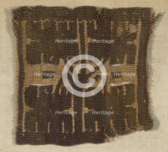 Fragment, Egypt, Roman period (30 B.C.- 641 A.D.), 5th/6th century. Creator: Unknown.