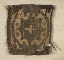 Fragment, Egypt, Roman period (30 B.C.- 641 A.D.), 5th/6th century. Creator: Unknown