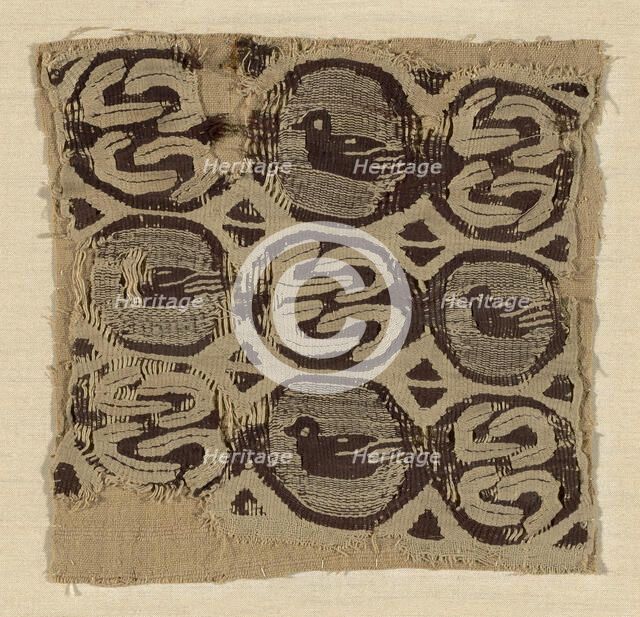 Fragment, Egypt, Roman period (30 B.C.-641 A.D.), 5th/6th century. Creator: Unknown.