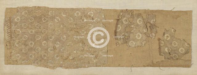 Fragment, Egypt, Roman period (30 B.C.-641 A.D.)/Arab period (641-969), 5th/8th century. Creator: Unknown.