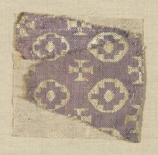 Fragment, Egypt, Roman period (30 B.C.-641 A.D.)/Arab period (641-969), 6th/7th century. Creator: Unknown