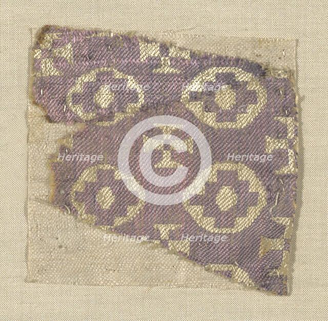 Fragment, Egypt, Roman period (30 B.C.-641 A.D.)/Arab period (641-969), 6th/7th century. Creator: Unknown.