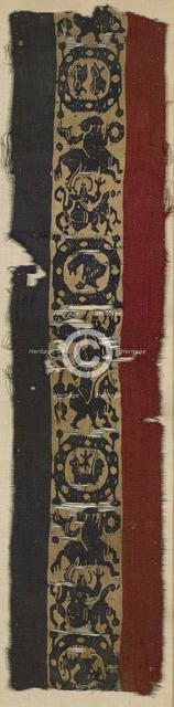 Fragment, Egypt, Roman period (30 B.C.- 641 A.D.)/Arab period (641-969), 6th/7th century. Creator: Unknown.