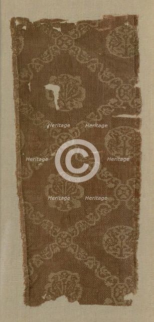 Fragment, Egypt, Roman period (30 B.C.- 641 A.D.)/Arab period (641-969), 6th/7th century. Creator: Unknown.