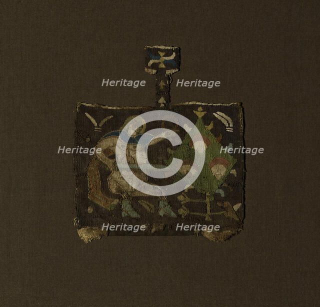 Fragment, Egypt, Roman period (30 B.C.- 641 A.D.)/Arab period (641-969), 6th/8th century. Creator: Unknown.