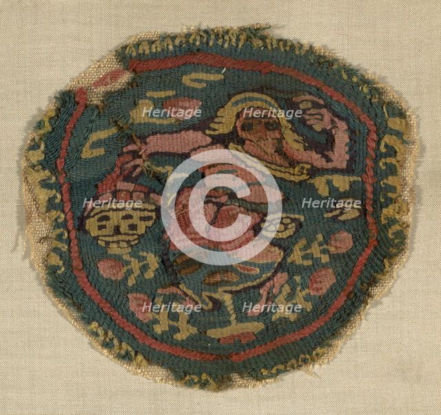 Fragment, Egypt, Roman period (30 B.C.- 641 A.D.)/Arab period (641-969), 6th/8th century. Creator: Unknown.