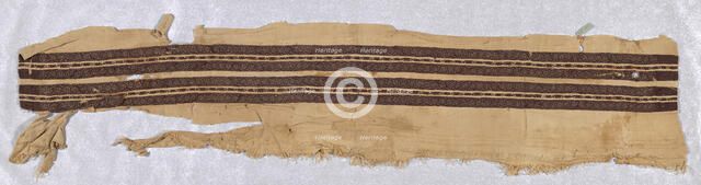 Fragment, Egypt, Roman period (30 B.C.- 641 A.D.)/Arab period (641-969)/Fatimid period (969... Creator: Unknown.