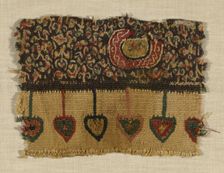 Fragment, Egypt, Roman period (30B.C.-641 A.D.)/ Sassanid period (621-629 A.D.)/ Arab period... Creator: Unknown