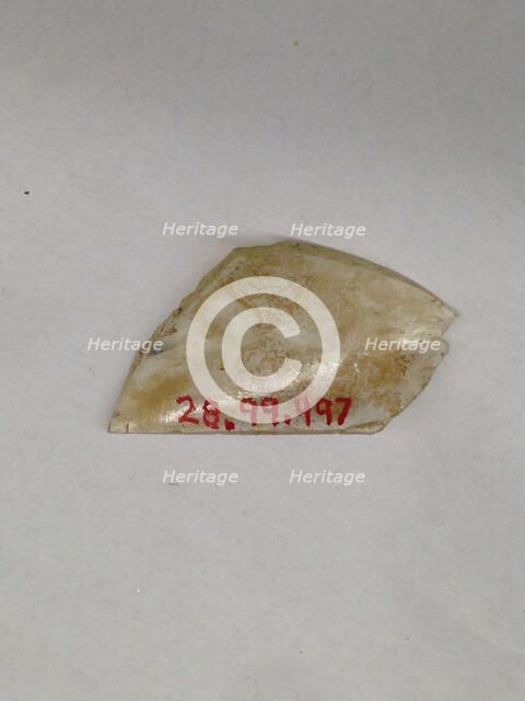 Fragment, European or Middle Eastern, ca. 1150-ca. 1250. Creator: Unknown.