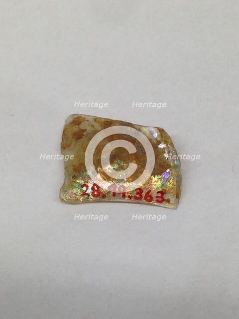 Fragment, European or Middle Eastern, ca. 1150-ca. 1250. Creator: Unknown.