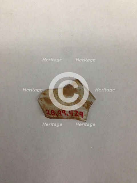 Fragment, European or Middle Eastern, ca. 1150-ca. 1250. Creator: Unknown.