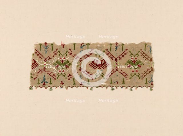 Fragment (For a Curtain), Cyclades, 1700/1900. Creator: Unknown.