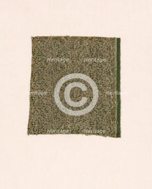 Fragment, France, 1701/25. Creator: Unknown.