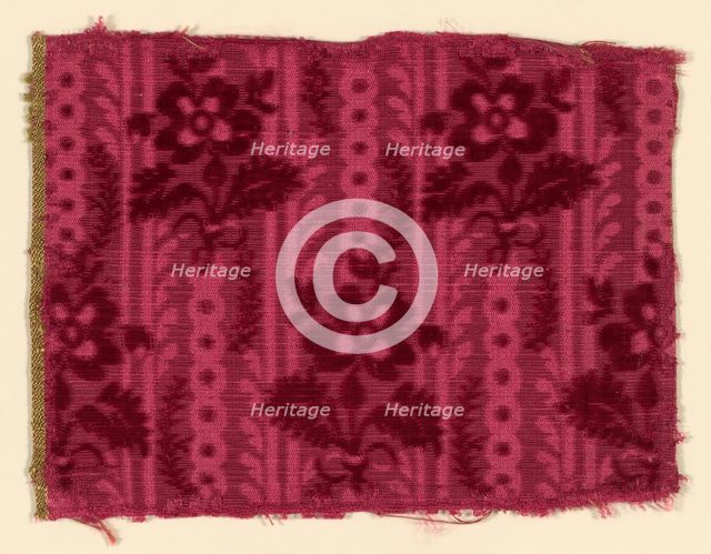 Fragment, France, 1750/1800. Creator: Unknown.