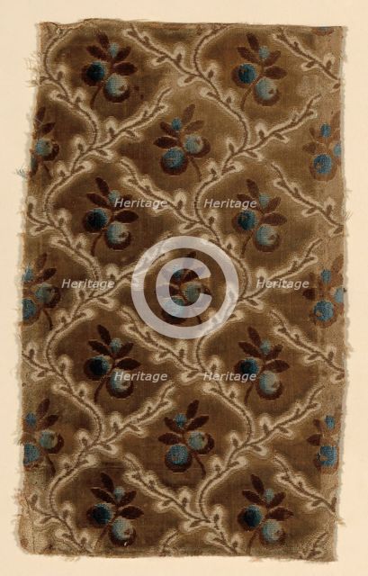 Fragment, France, 1750/75. Creator: Unknown.