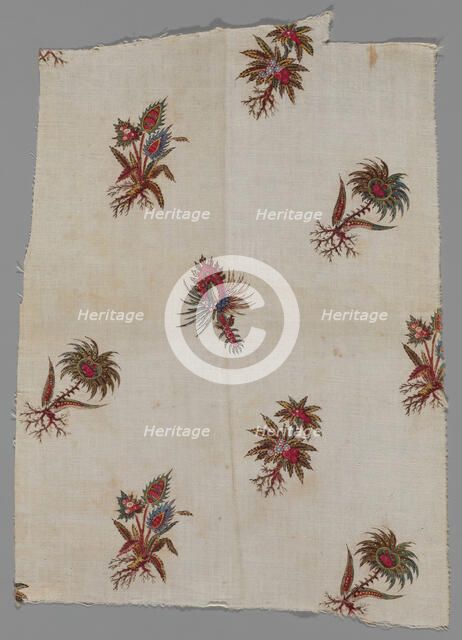 Fragment, France, 1770. Creator: Unknown.