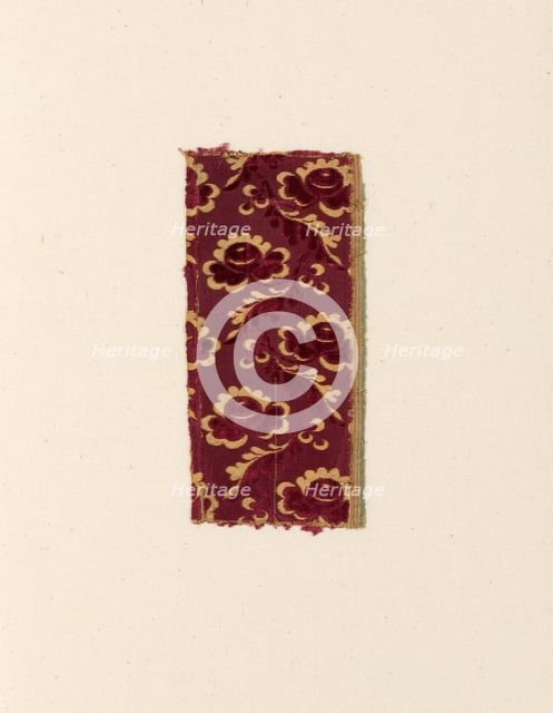 Fragment, France, 1775/1800. Creator: Unknown.