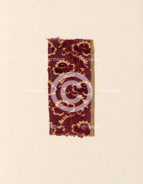 Fragment, France, 1775/1800. Creator: Unknown.