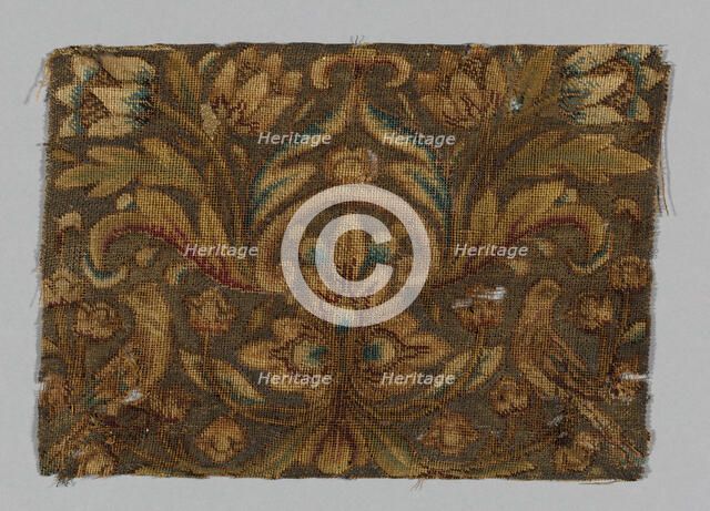 Fragment, France, 17th century. Creator: Unknown.