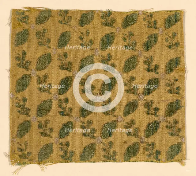Fragment, France, 18th century. Creator: Unknown.