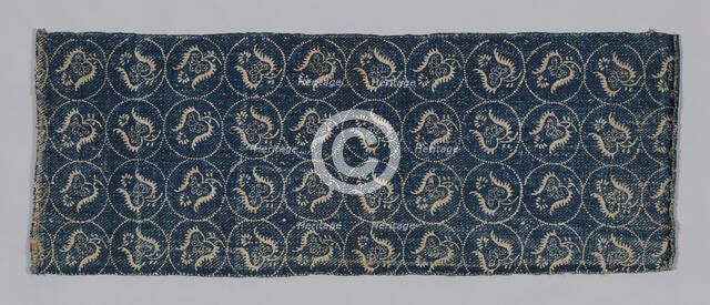 Fragment, France, 18th century. Creator: Unknown.