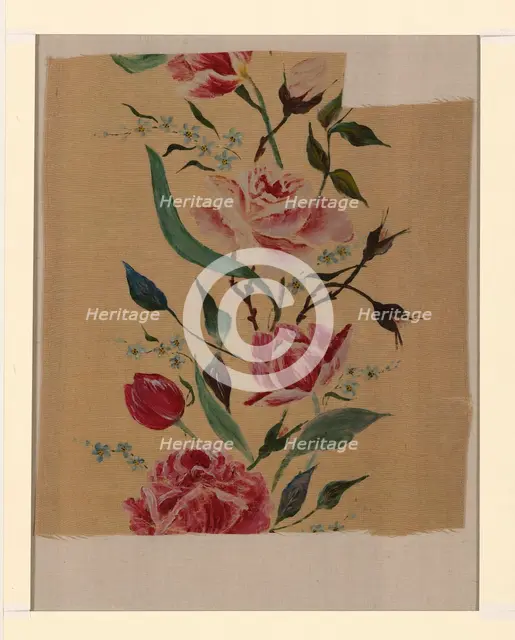 Fragment, France, 19th century. Creator: Unknown.