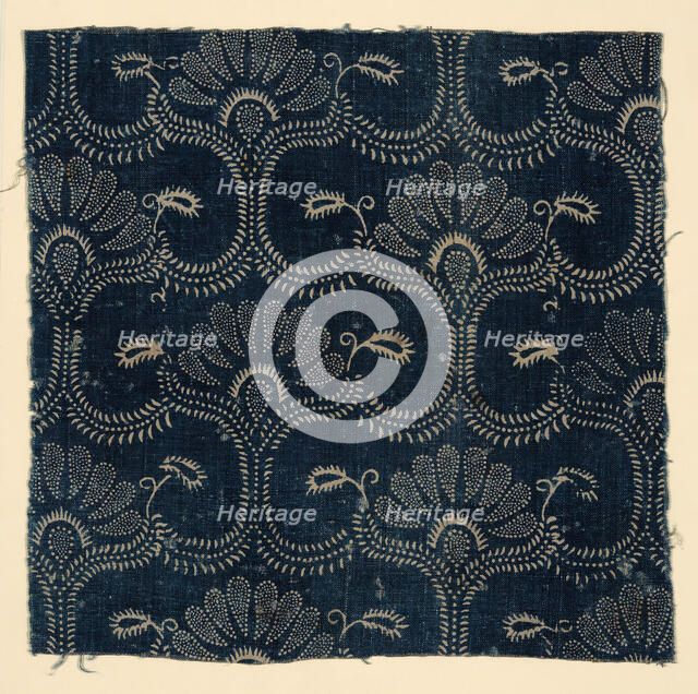 Fragment, France, c. 1790. Creator: Produced by Manufacture Blanc.