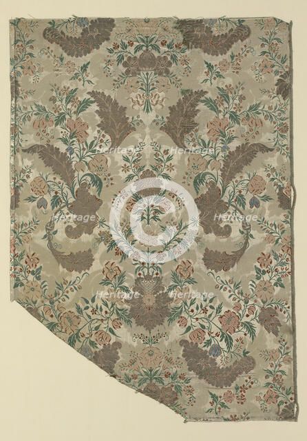 Fragment, France, c. 1715/19. Creator: Unknown.
