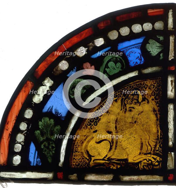 Fragment, French, 13th century. Creator: Unknown.