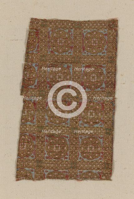 Fragment from the Dalmatic of San Valero, Spain, 13th century. Creator: Unknown.
