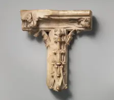 Fragment from the Tomb of John the Fearless and Margaret of Austria, French, ca. 1443-55. Creator: Unknown