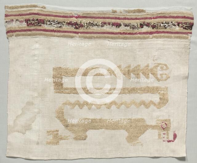 Fragment from a Mantle, c. 1100-1400. Creator: Unknown.